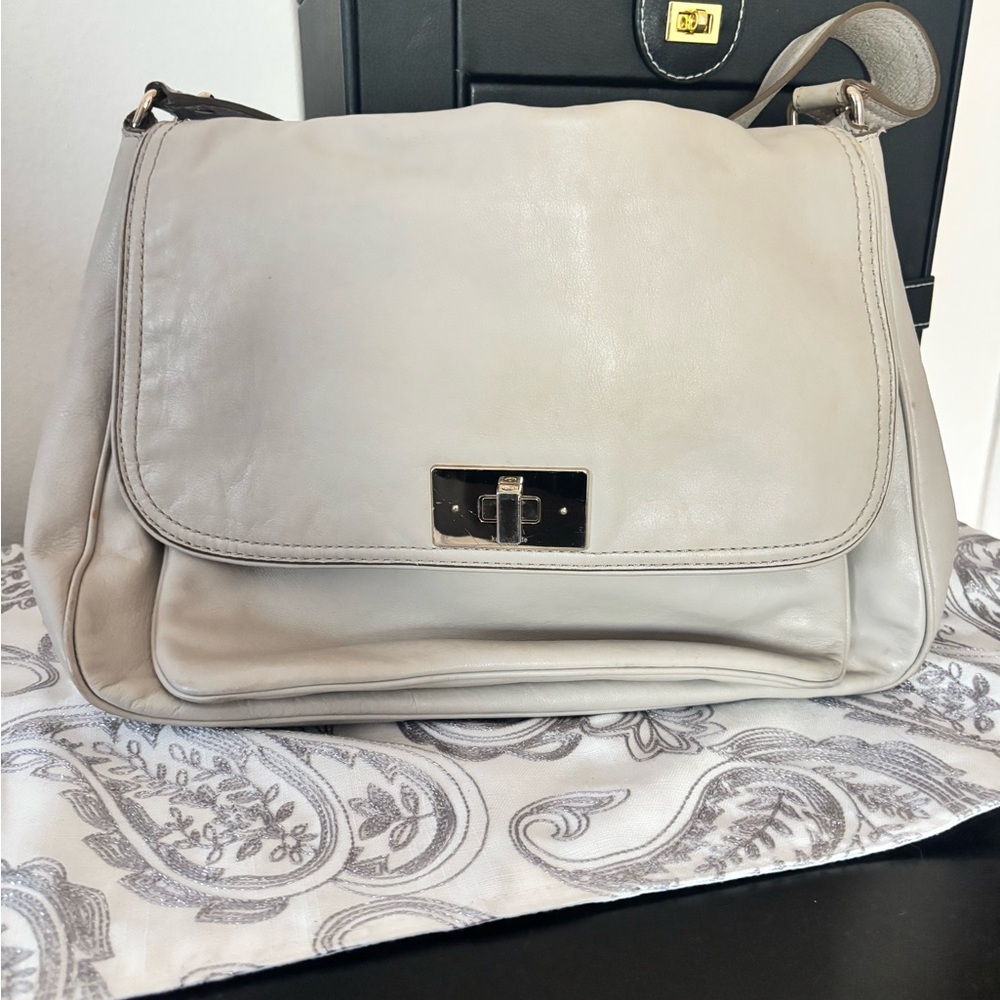 Kate Spade Cream Leather Shoulder Bag